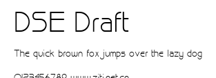 DSE Draft.ttf字體轉換器圖片