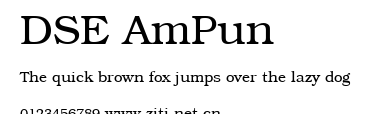 DSE AmPun.ttf字體轉換器圖片