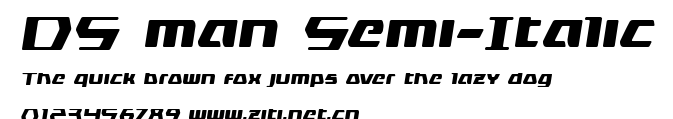 DS man Semi-Italic.ttf字體轉換器圖片