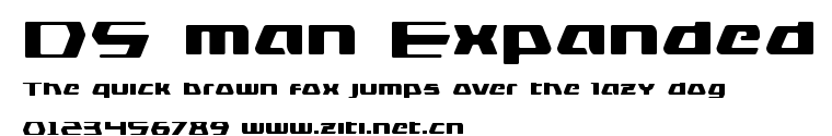 DS man Expanded.ttf字體轉換器圖片