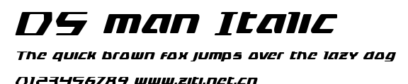 DS man Italic.ttf字體轉換器圖片