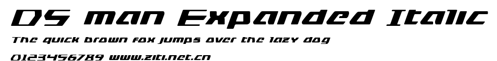 DS man Expanded Italic.ttf字體轉換器圖片