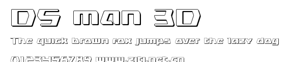 DS man 3D.ttf字體轉換器圖片
