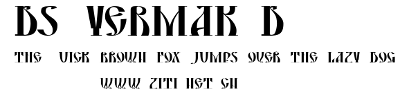 DS Yermak_D.ttf字體轉換器圖片