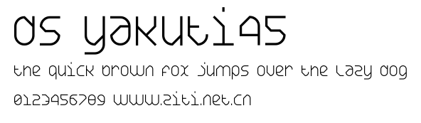 DS Yakuti45.ttf字體轉換器圖片