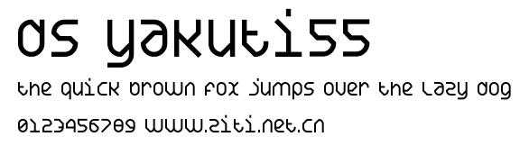 DS Yakuti55.ttf字體轉換器圖片