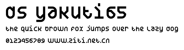 DS Yakuti65.ttf字體轉換器圖片