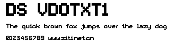 DS VDOTXT1.ttf字體轉換器圖片