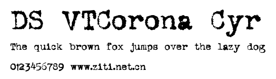 DS VTCorona Cyr.ttf字體轉換器圖片