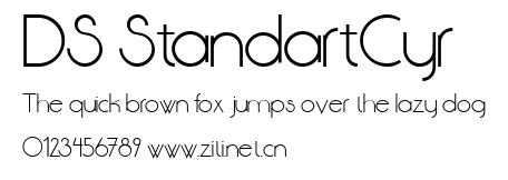 DS StandartCyr.ttf字體轉換器圖片