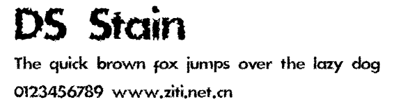 DS Stain.ttf字體轉換器圖片