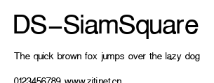 DS-SiamSquare.ttf字體轉換器圖片