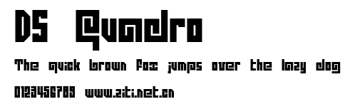 DS Quadro.ttf字體轉換器圖片