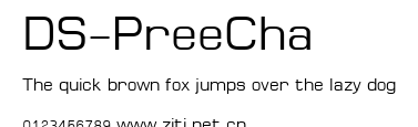 DS-PreeCha.ttf字體轉換器圖片