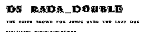 DS Rada_Double.ttf字體轉換器圖片