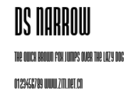 DS Narrow.ttf字體轉換器圖片
