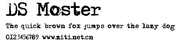 DS Moster.ttf字體轉換器圖片