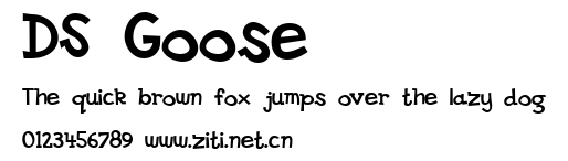 DS Goose.ttf字體轉換器圖片