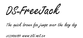DS-FreeJack.ttf字體轉換器圖片