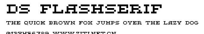 DS FlashSerif.ttf字體轉換器圖片