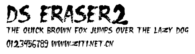 DS Eraser2.ttf字體轉換器圖片