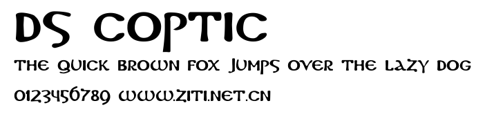DS Coptic.ttf字體轉換器圖片
