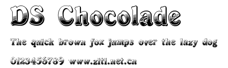 DS Chocolade.ttf字體轉換器圖片