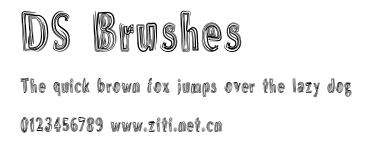 DS Brushes.ttf字體轉換器圖片