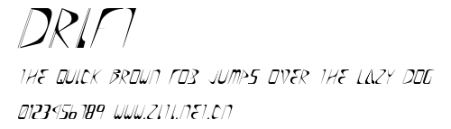 DRIFT.ttf字體轉換器圖片
