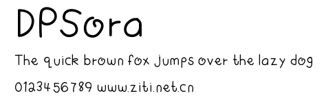 DPSora.ttf字體轉換器圖片