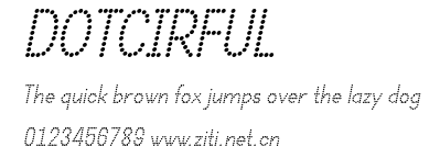 DOTCIRFUL.otf字體轉換器圖片