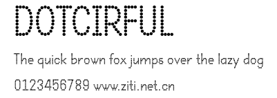 DOTCIRFUL.otf字體轉換器圖片