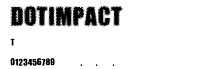 DOTIMPACT.ttf字體轉換器圖片