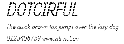 DOTCIRFUL.otf字體轉換器圖片