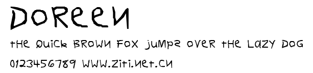 DOREEN.ttf字體轉換器圖片