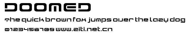 DOOMED.otf字體轉換器圖片