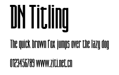 DN Titling.ttf字體轉換器圖片