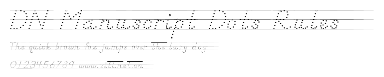 DN Manuscript Dots Rules.ttf字體轉換器圖片