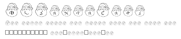 DLSantaCaps.ttf字體轉換器圖片