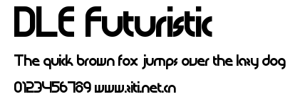 DLE Futuristic.ttf字體轉換器圖片