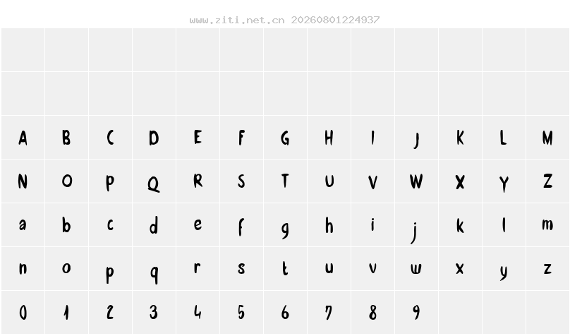 字符映射圖