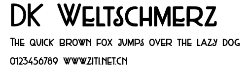DK Weltschmerz.otf字體轉換器圖片