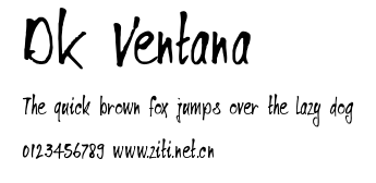 DK Ventana.otf字體轉換器圖片