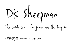 DK Sheepman.ttf字體轉換器圖片