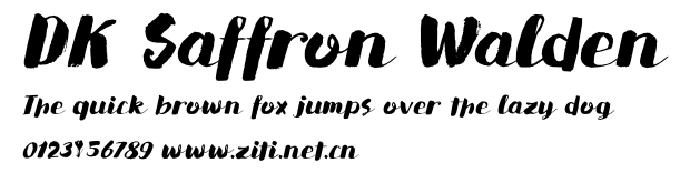 DK Saffron Walden.otf字體轉換器圖片