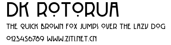 DK Rotorua.otf字體轉換器圖片