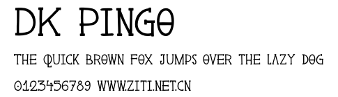 DK Pingo.otf字體轉換器圖片