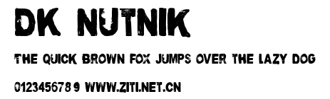 DK Nutnik.ttf字體轉換器圖片