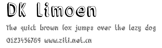 DK Limoen.otf字體轉換器圖片