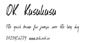 DK Kusukusu.ttf字體轉換器圖片